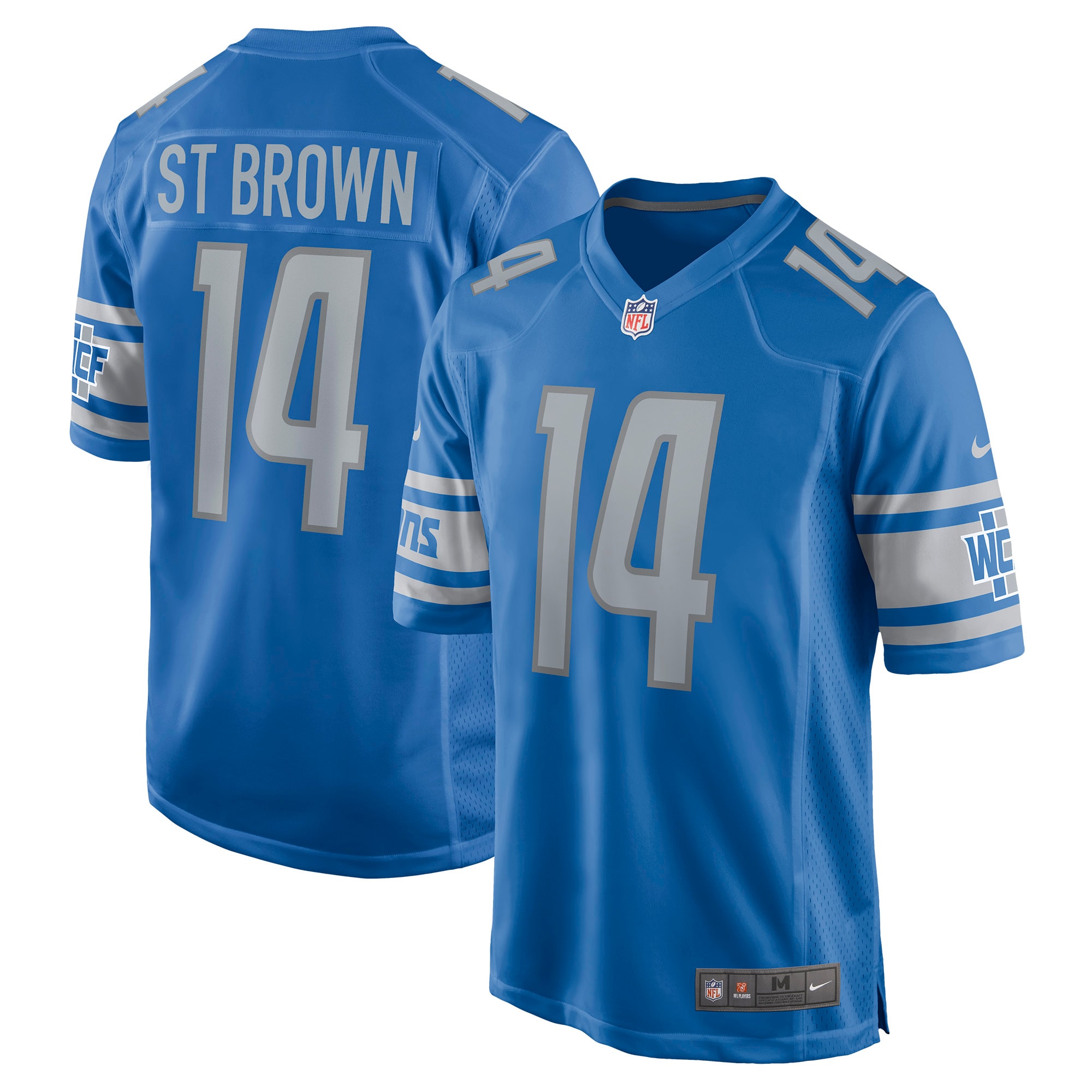 mens nike amon-ra st. brown blue detroit lions game player jersey | Lions Shop | Detroit Lions NFL Jerseys & Caps Collection