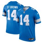 mens nike amon-ra st. brown blue detroit lions team legend player performance top | Lions Shop | Detroit Lions NFL Jerseys & Caps Collection