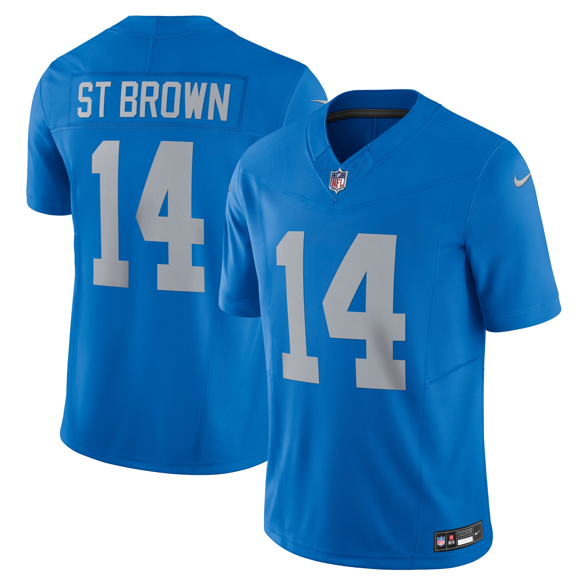 mens nike amon-ra st. brown blue detroit lions vapor f.u.s.e. alternate limited jersey | Lions Shop | Detroit Lions NFL Jerseys & Caps Collection
