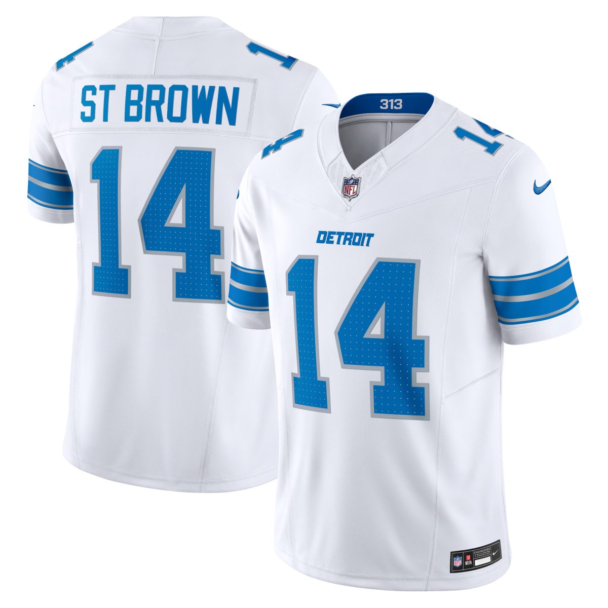 mens nike amon-ra st. brown white detroit lions vapor f.u.s.e. limited jersey | Lions Shop | Detroit Lions NFL Jerseys & Caps Collection