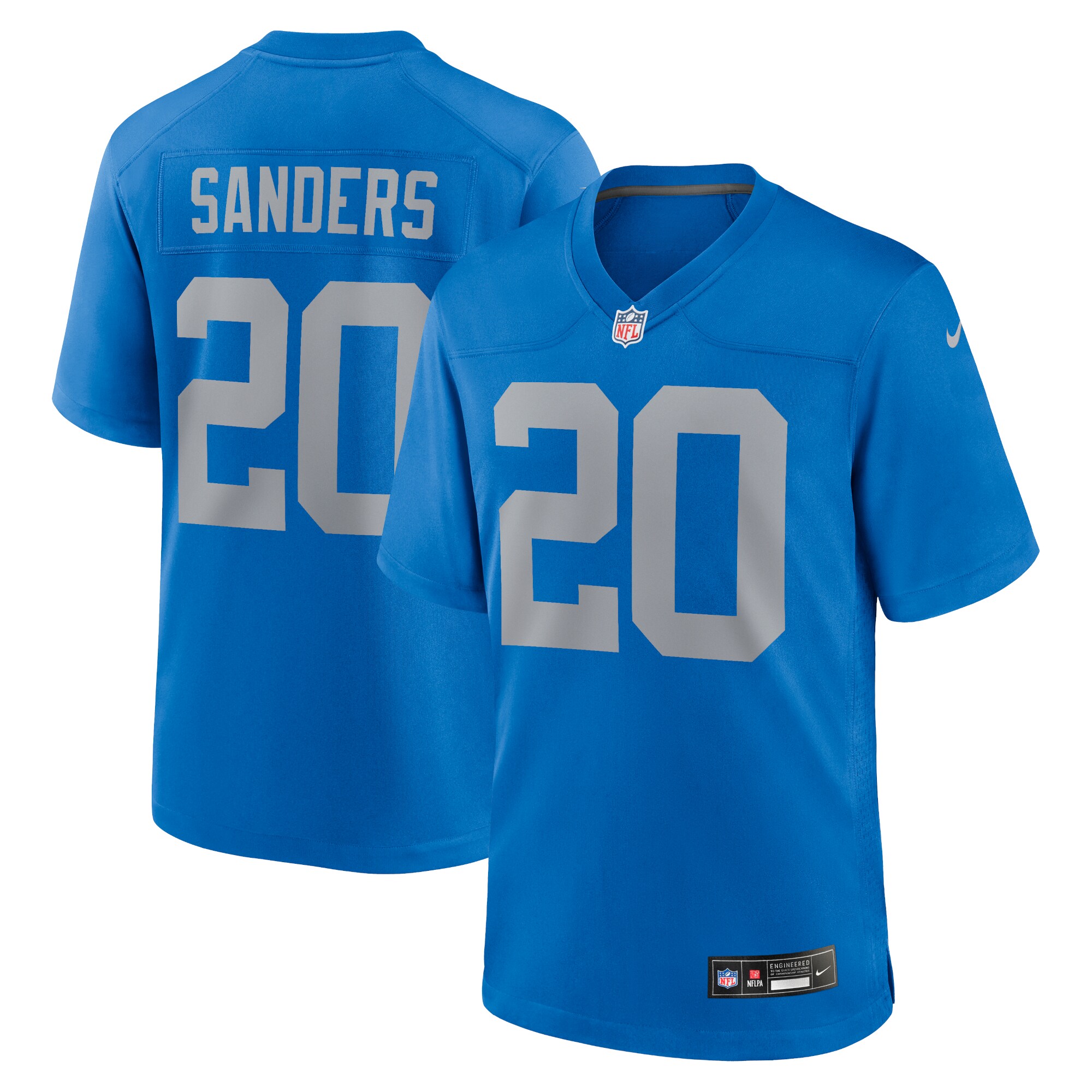 mens nike barry sanders blue detroit lions alternate game jersey | Lions Shop | Detroit Lions NFL Jerseys & Caps Collection
