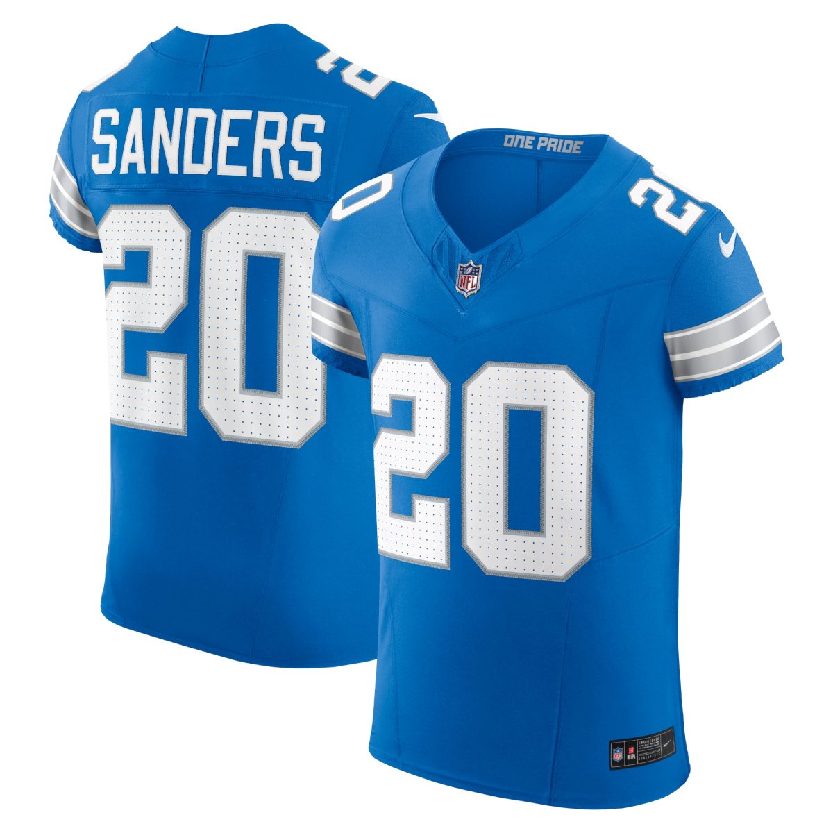 mens nike barry sanders blue detroit lions retired player vapor f.u.s.e. elite jersey | Lions Shop | Detroit Lions NFL Jerseys & Caps Collection