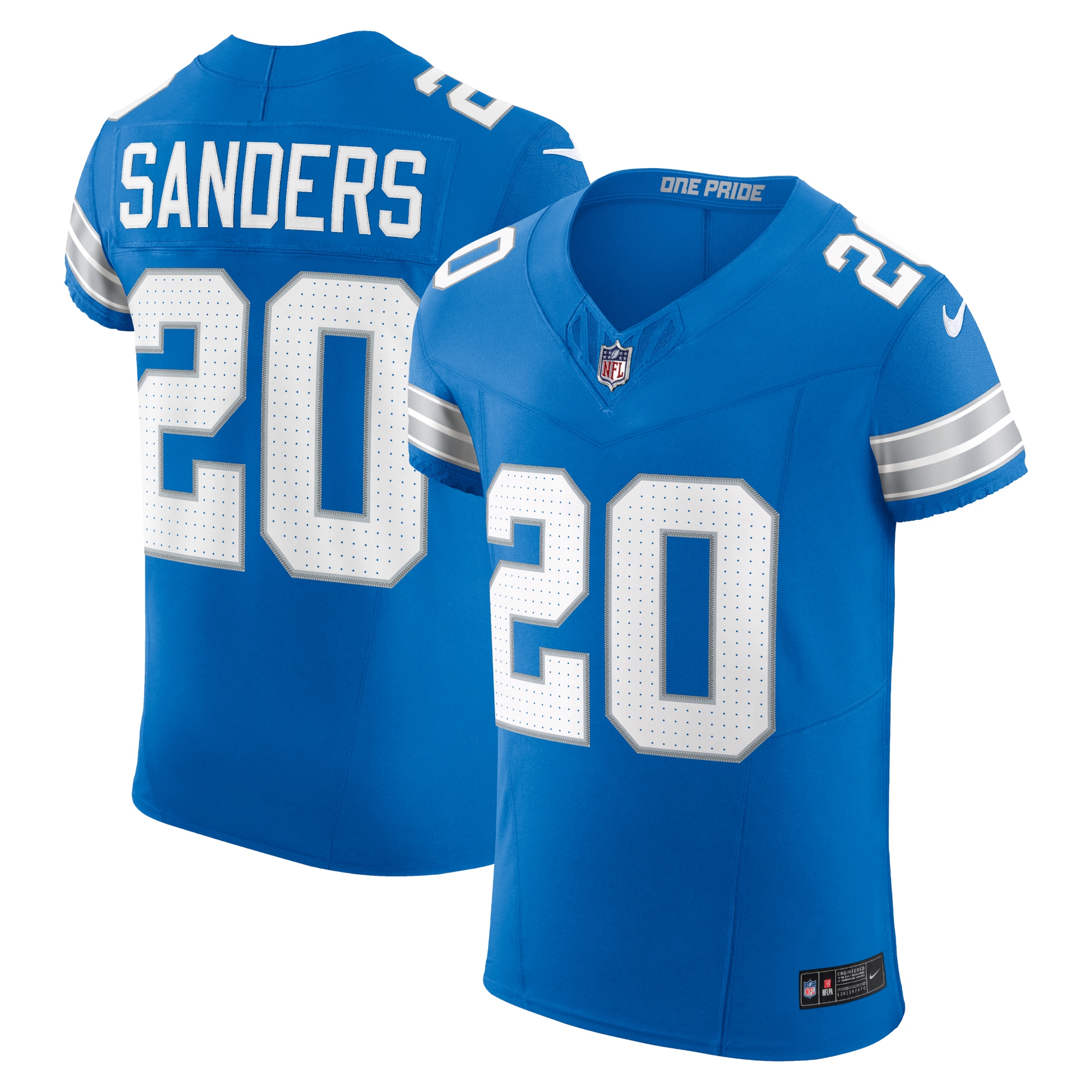 mens nike barry sanders blue detroit lions retired player vapor f.u.s.e. elite jersey | Lions Shop | Detroit Lions NFL Jerseys & Caps Collection