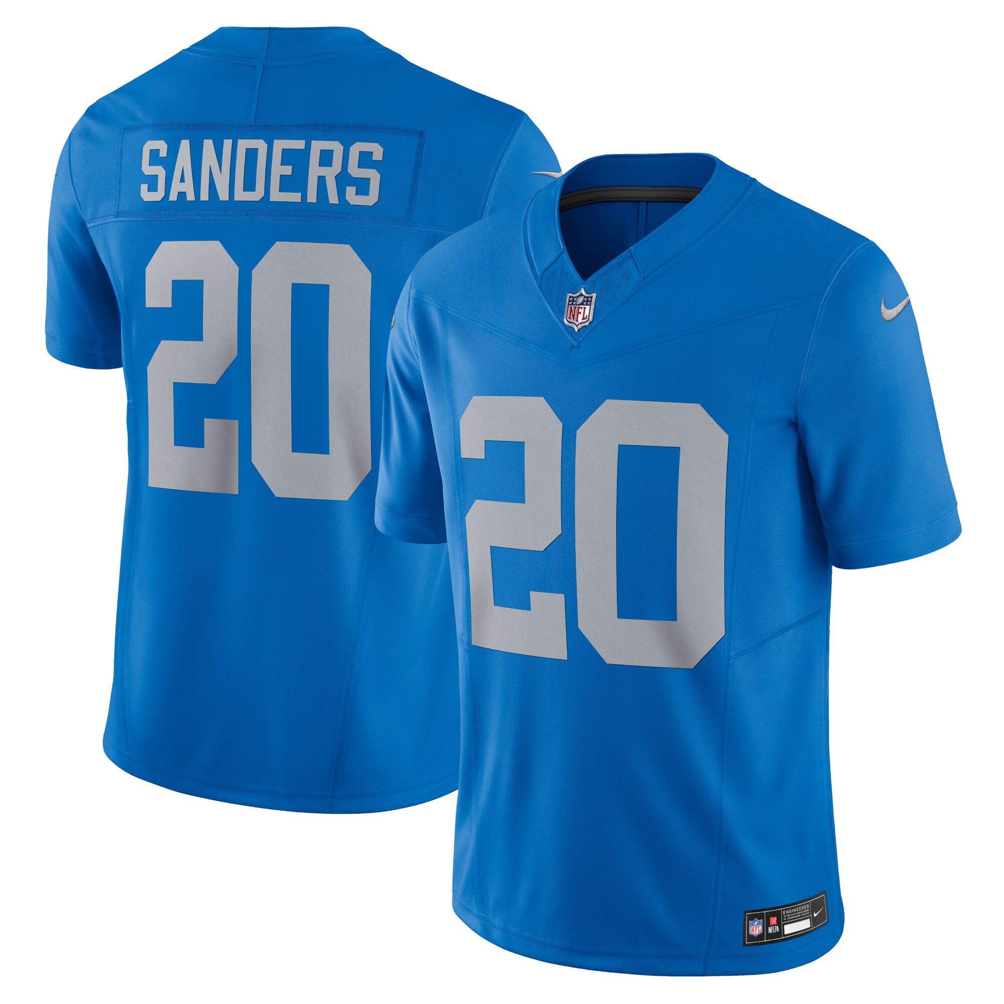 mens nike barry sanders blue detroit lions vapor f.u.s.e. alternate limited jersey | Lions Shop | Detroit Lions NFL Jerseys & Caps Collection