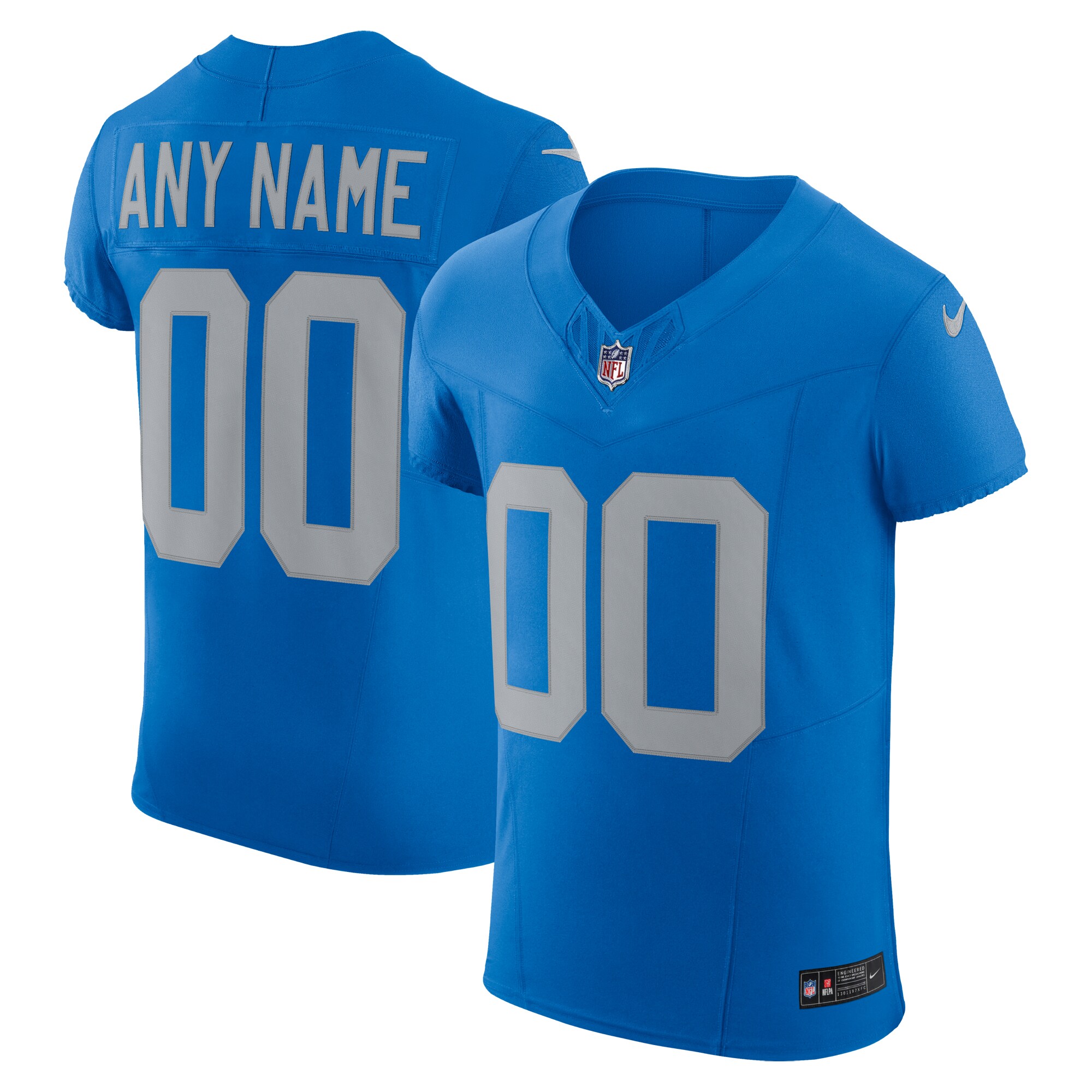 mens nike blue detroit lions alternate vapor f.u.s.e. elite custom jersey | Lions Shop | Detroit Lions NFL Jerseys & Caps Collection