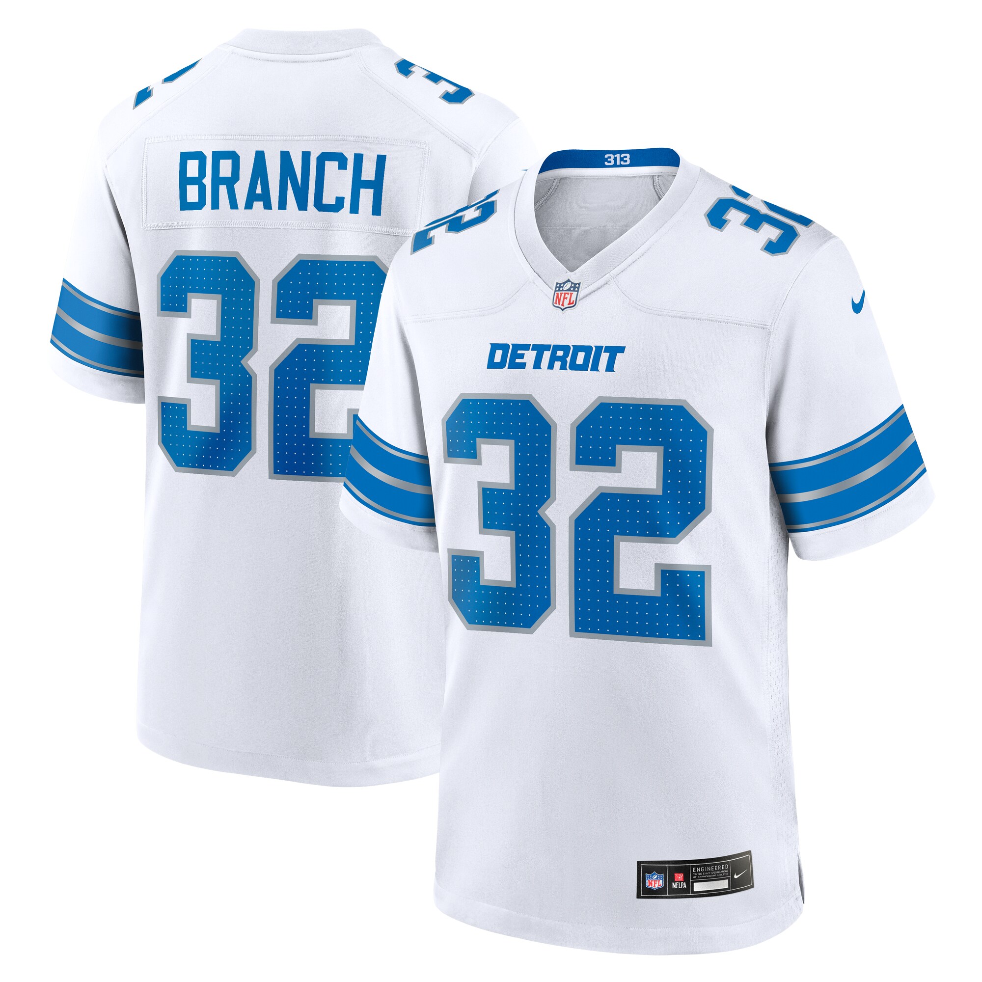 mens nike brian branch white detroit lions white game jersey | Lions Shop | Detroit Lions NFL Jerseys & Caps Collection