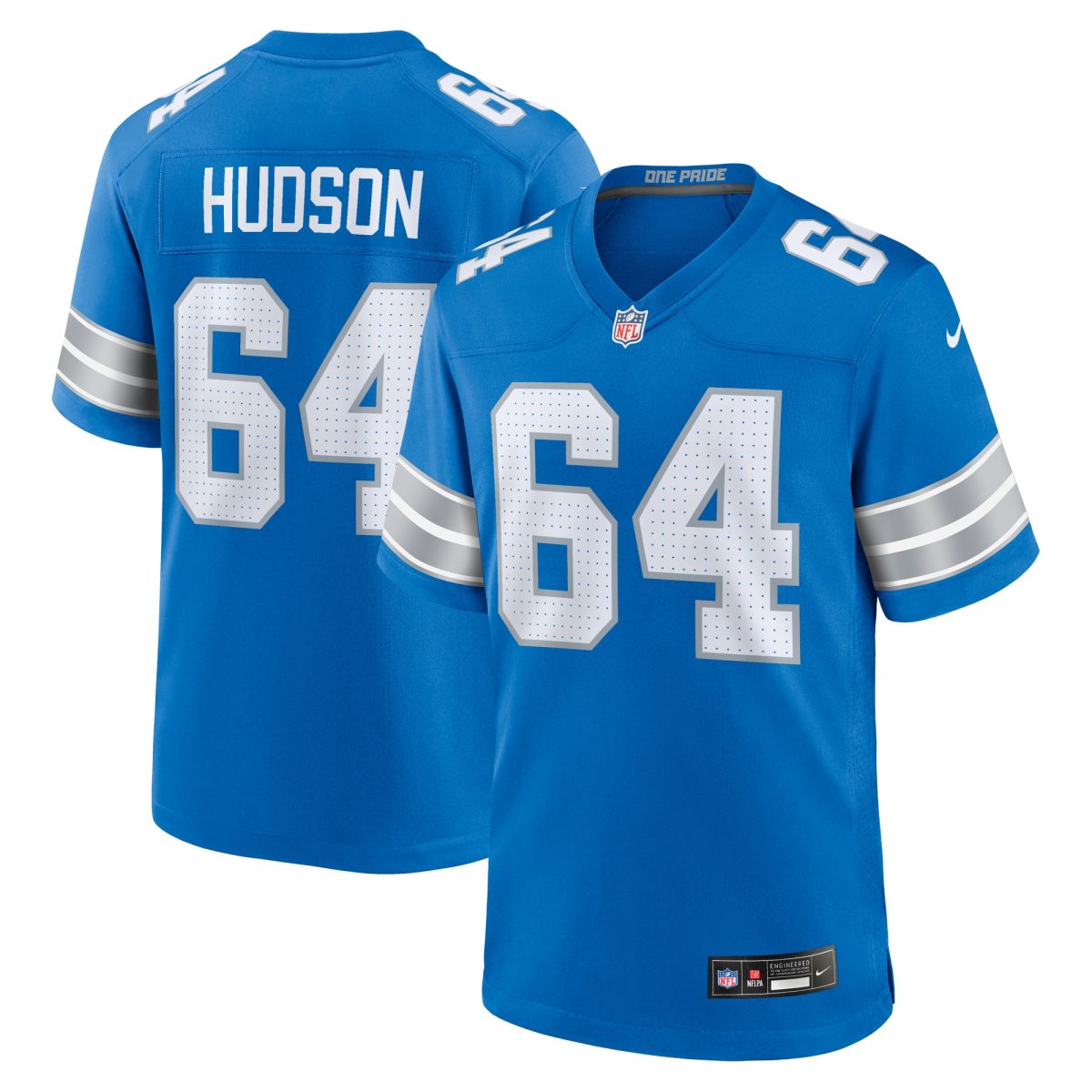 mens nike bryan hudson blue detroit lions game jersey | Lions Shop | Detroit Lions NFL Jerseys & Caps Collection