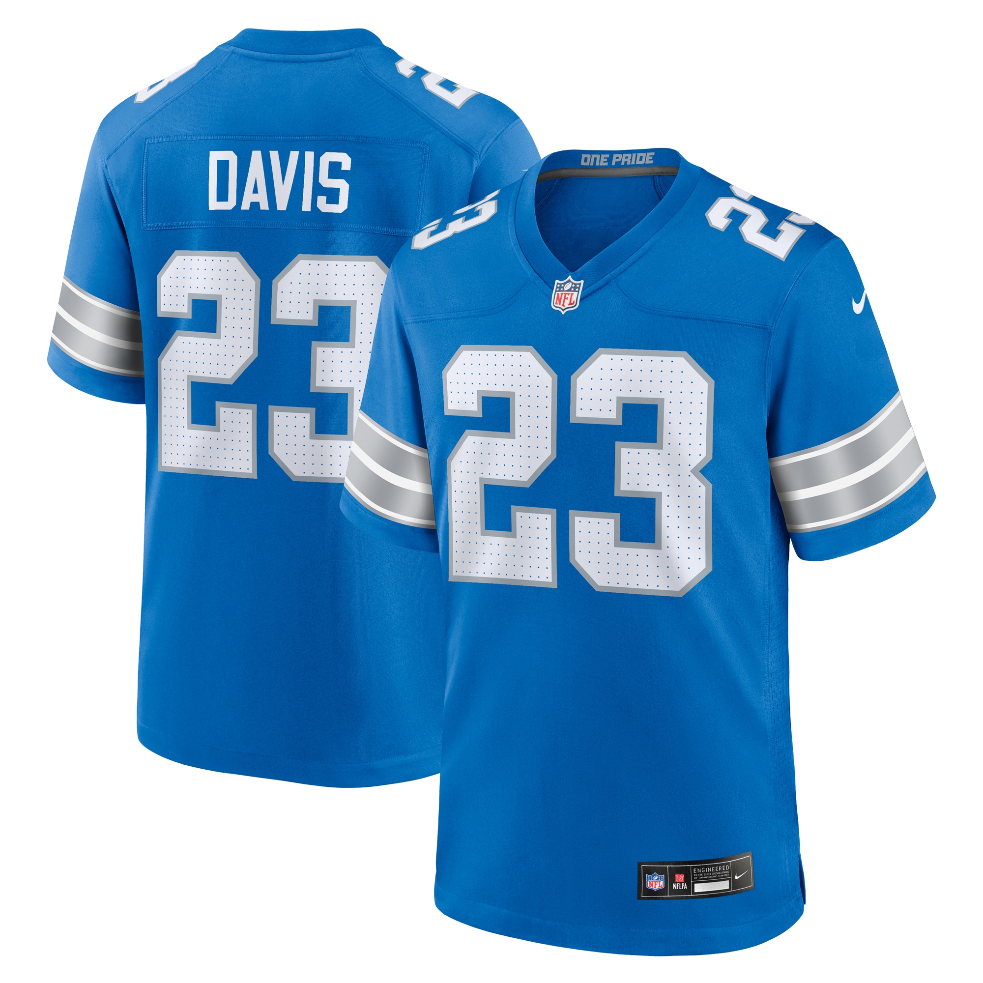 mens nike carlton davis blue detroit lions team game jersey | Lions Shop | Detroit Lions NFL Jerseys & Caps Collection