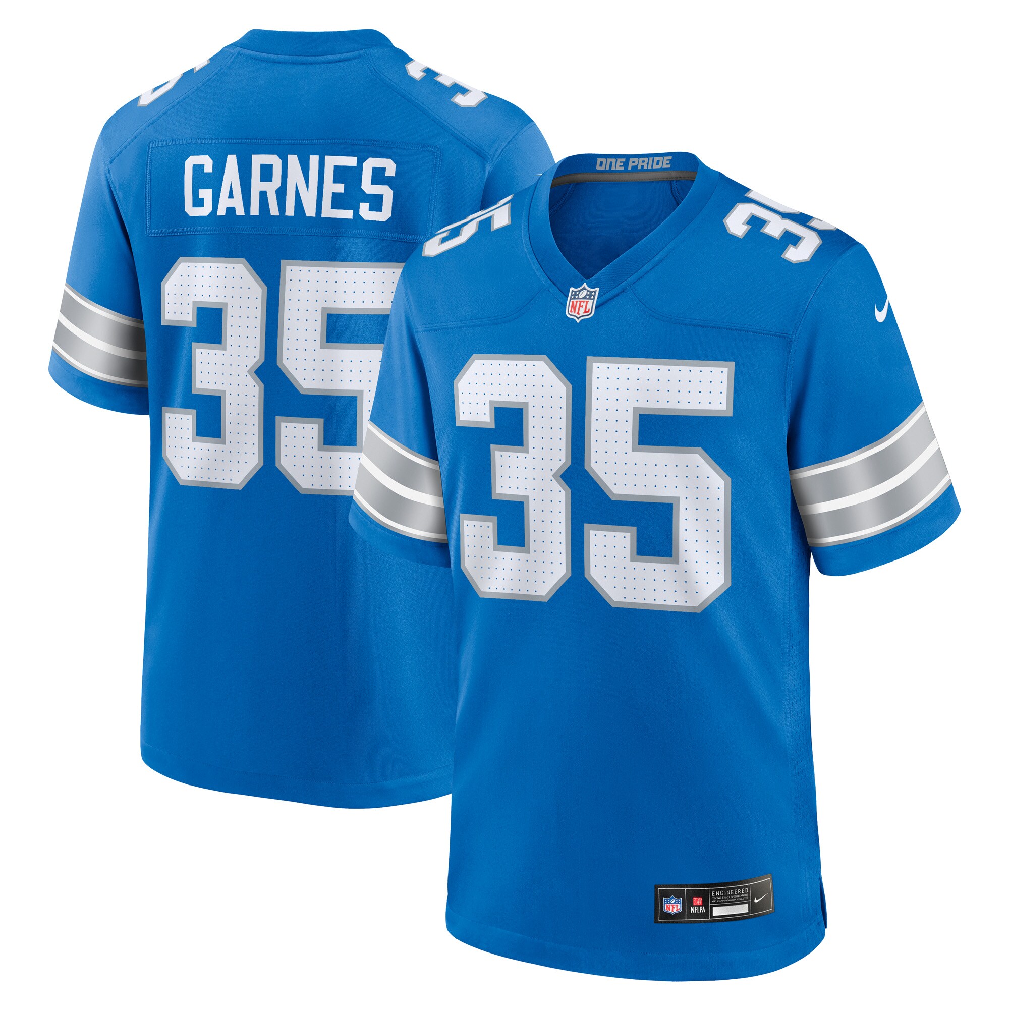 mens nike chelen garnes blue detroit lions game jersey | Lions Shop | Detroit Lions NFL Jerseys & Caps Collection