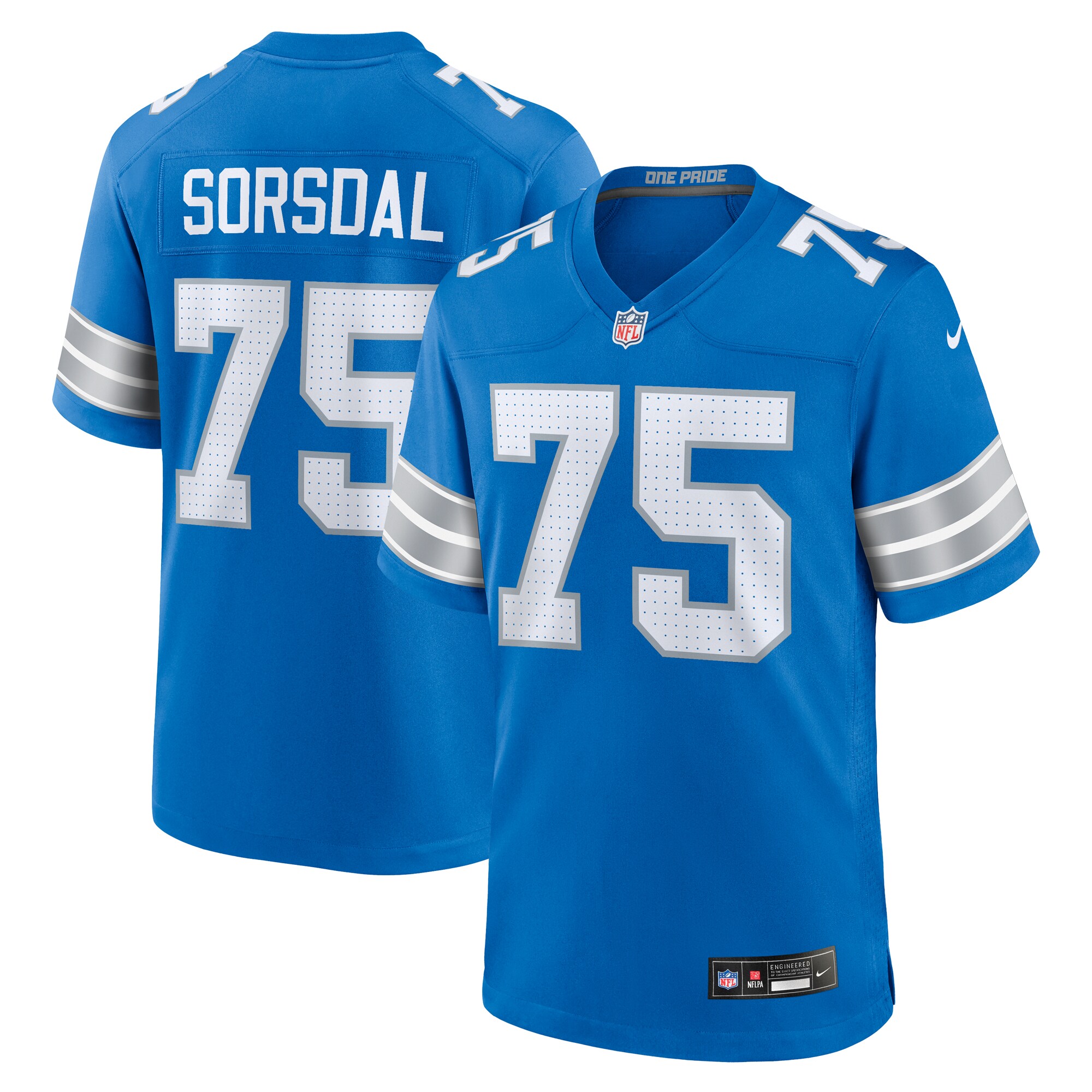 mens nike colby sorsdal blue detroit lions team game jersey | Lions Shop | Detroit Lions NFL Jerseys & Caps Collection