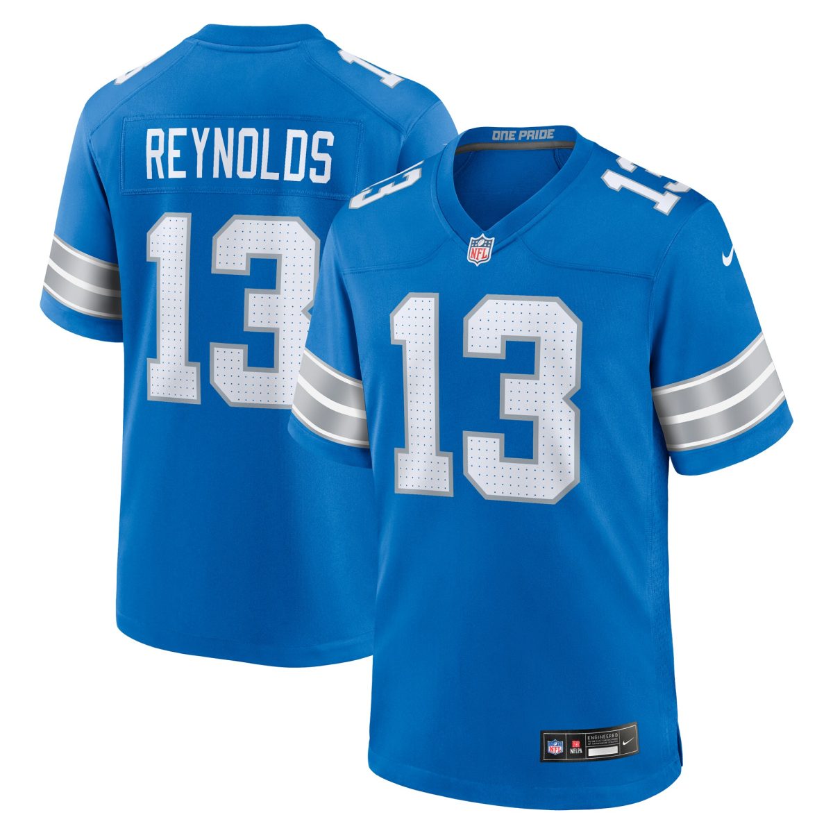 mens nike craig reynolds blue detroit lions team game jersey | Lions Shop | Detroit Lions NFL Jerseys & Caps Collection