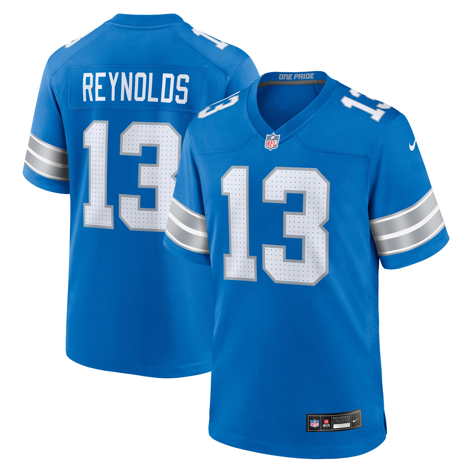 mens nike craig reynolds blue detroit lions team game jersey | Lions Shop | Detroit Lions NFL Jerseys & Caps Collection