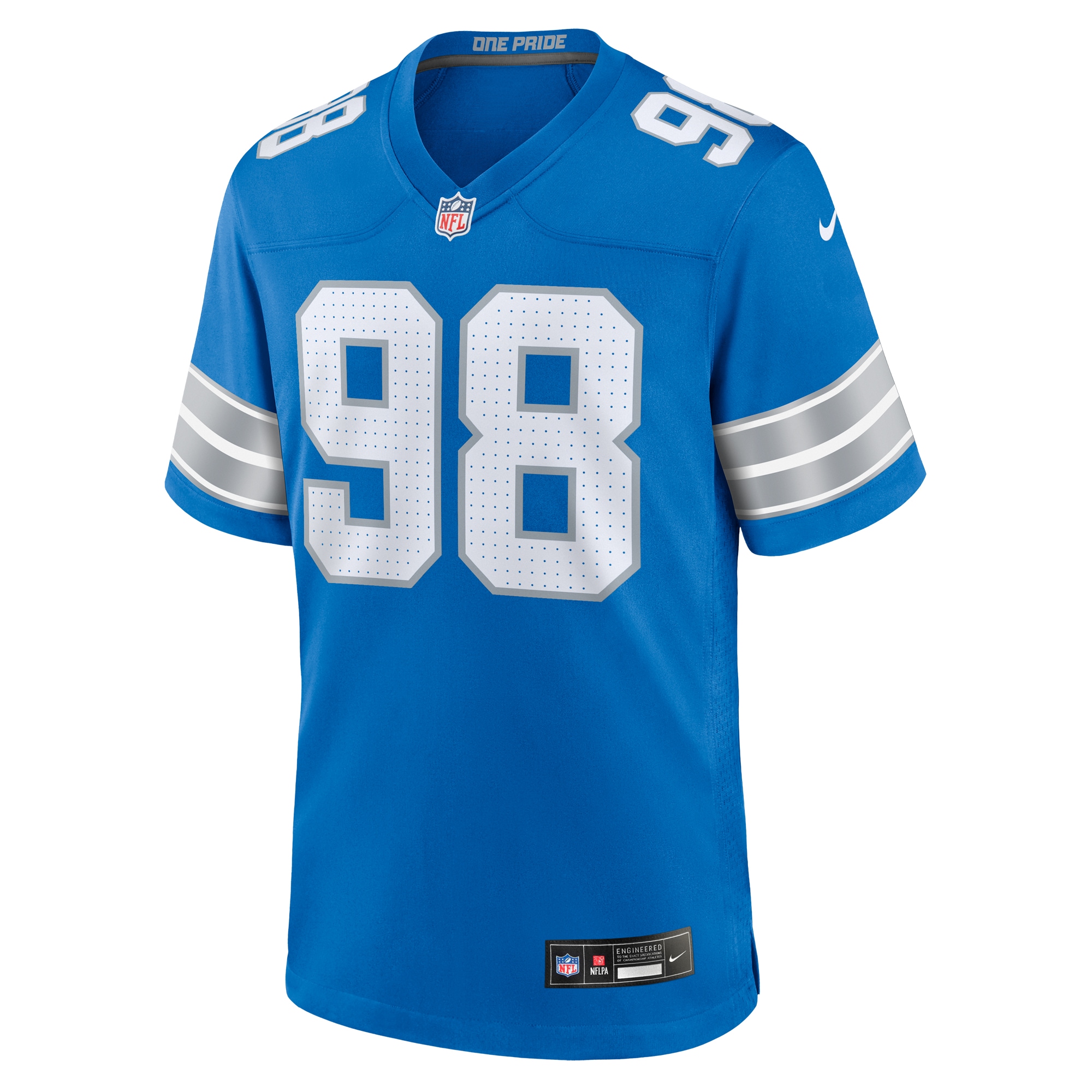 mens nike d.j. reader blue detroit lions team game jersey | Lions Shop | Detroit Lions NFL Jerseys & Caps Collection