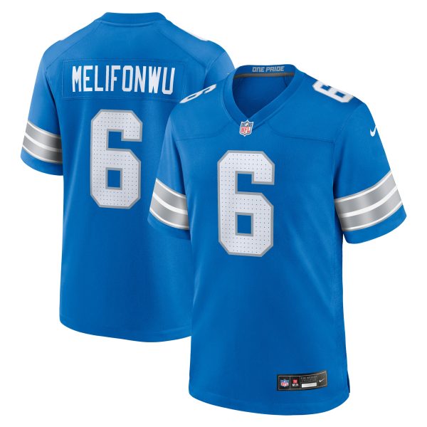 mens nike ifeatu melifonwu blue detroit lions team game jersey | Lions Shop | Detroit Lions NFL Jerseys & Caps Collection