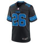 mens nike jahmyr gibbs black detroit lions 2nd alternate game jersey | Lions Shop | Detroit Lions NFL Jerseys & Caps Collection
