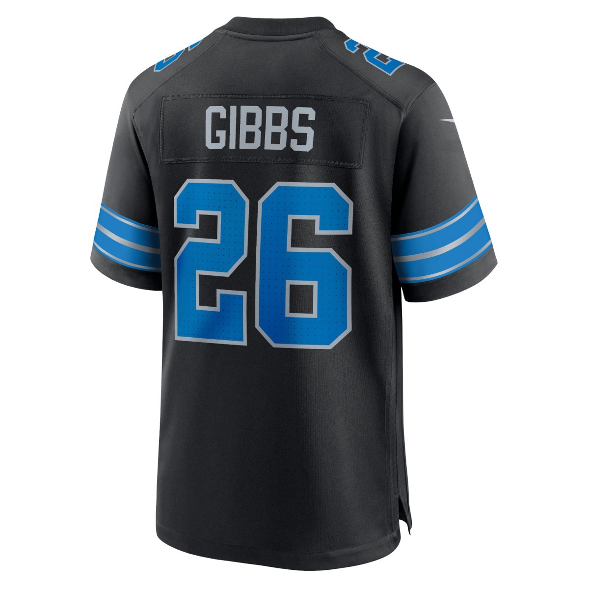 mens nike jahmyr gibbs black detroit lions 2nd alternate game jersey | Lions Shop | Detroit Lions NFL Jerseys & Caps Collection