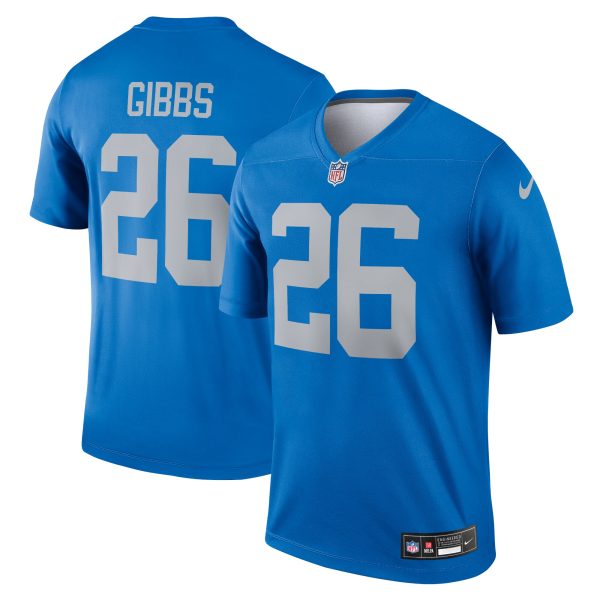 mens nike jahmyr gibbs blue detroit lions alternate legend player performance top | Lions Shop | Detroit Lions NFL Jerseys & Caps Collection