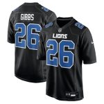mens nike jahmyr gibbs carbon black detroit lions fashion jersey | Lions Shop | Detroit Lions NFL Jerseys & Caps Collection