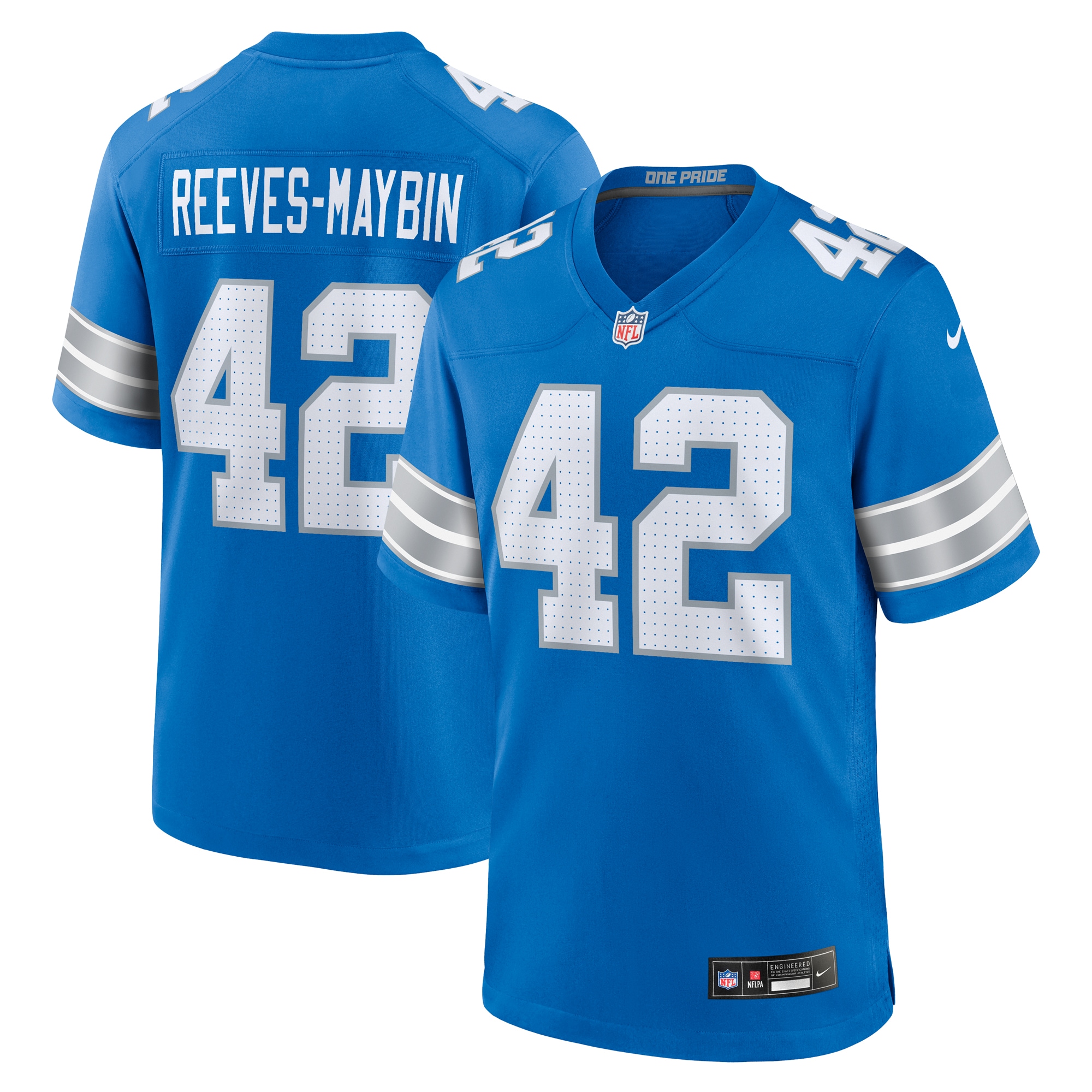 mens nike jalen reeves-maybin blue detroit lions team game jersey | Lions Shop | Detroit Lions NFL Jerseys & Caps Collection