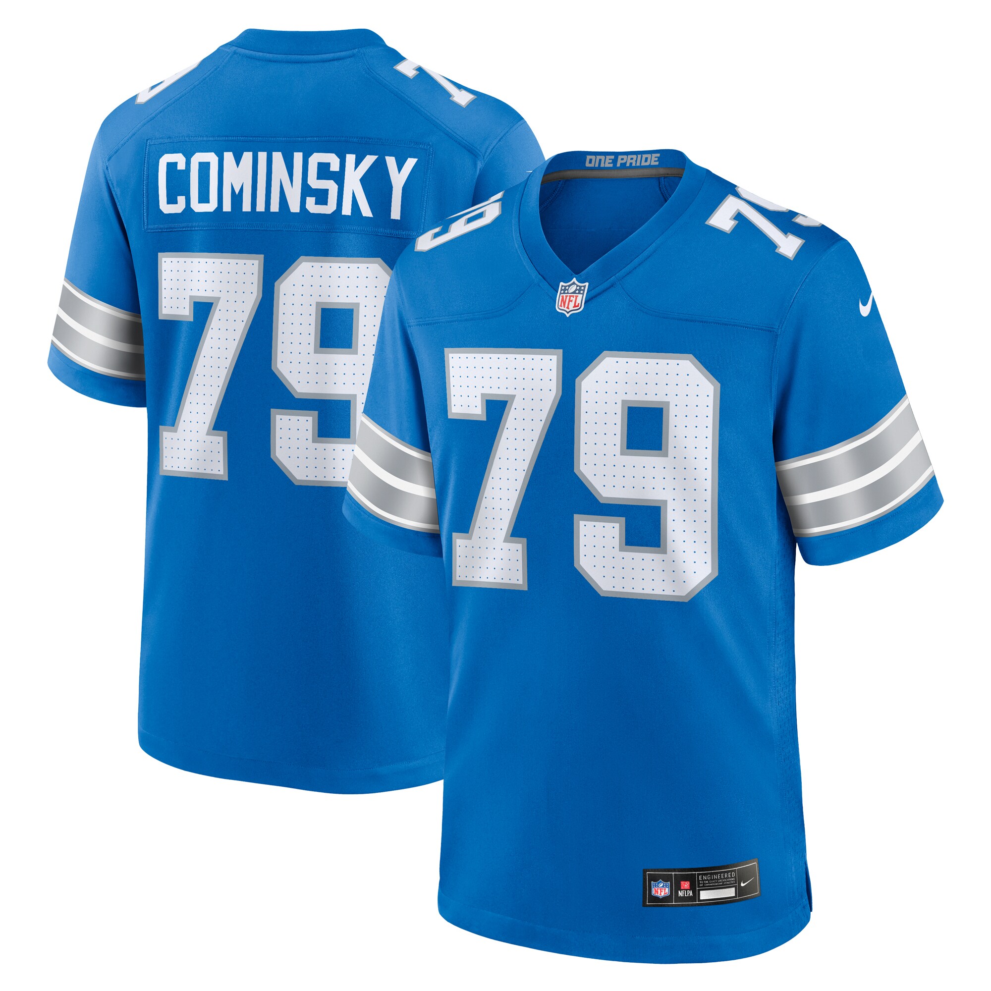 mens nike john cominsky blue detroit lions team game jersey | Lions Shop | Detroit Lions NFL Jerseys & Caps Collection