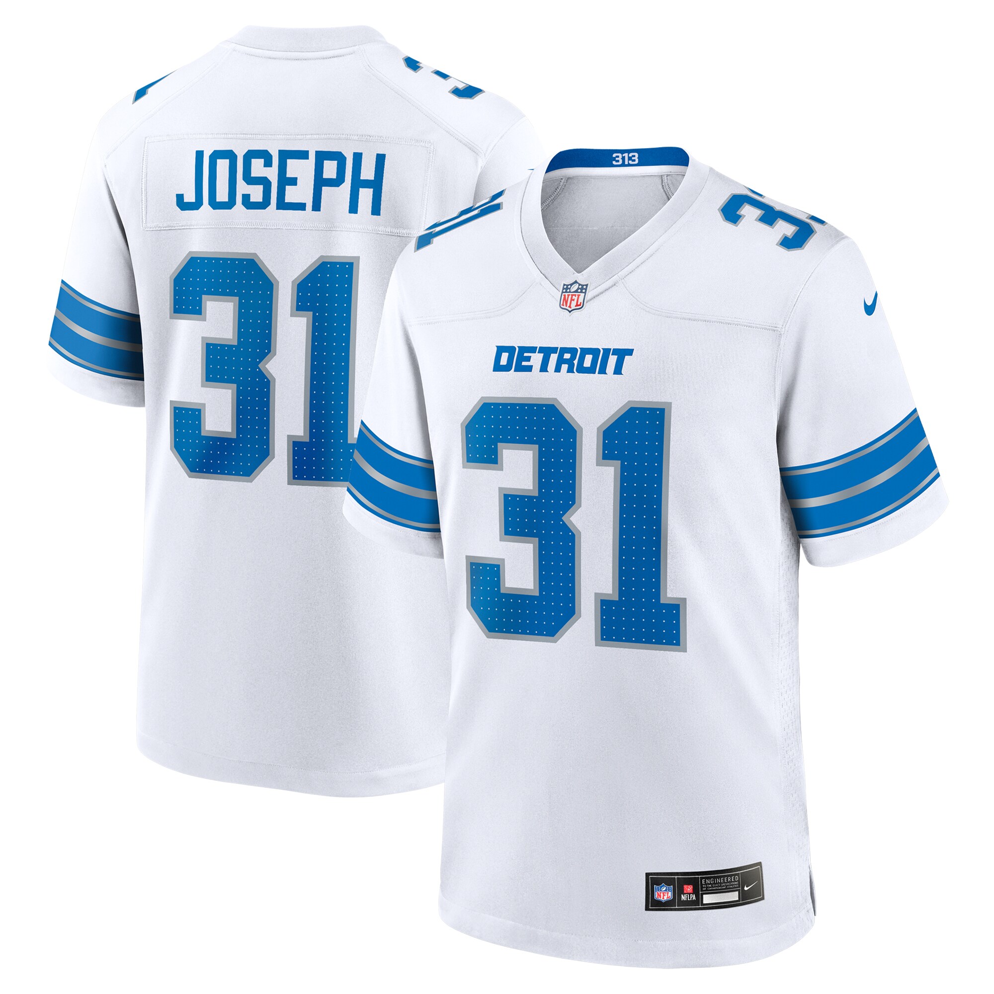 mens nike kerby joseph white detroit lions game jersey | Lions Shop | Detroit Lions NFL Jerseys & Caps Collection