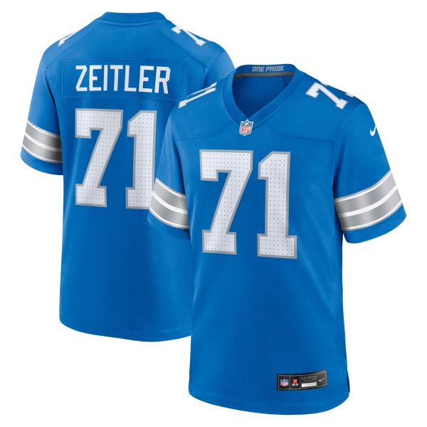 mens nike kevin zeitler blue detroit lions game jersey | Lions Shop | Detroit Lions NFL Jerseys & Caps Collection