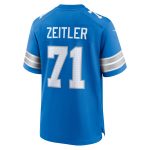 mens nike kevin zeitler blue detroit lions game jersey | Lions Shop | Detroit Lions NFL Jerseys & Caps Collection
