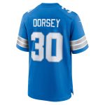 mens nike khalil dorsey blue detroit lions team game jersey | Lions Shop | Detroit Lions NFL Jerseys & Caps Collection