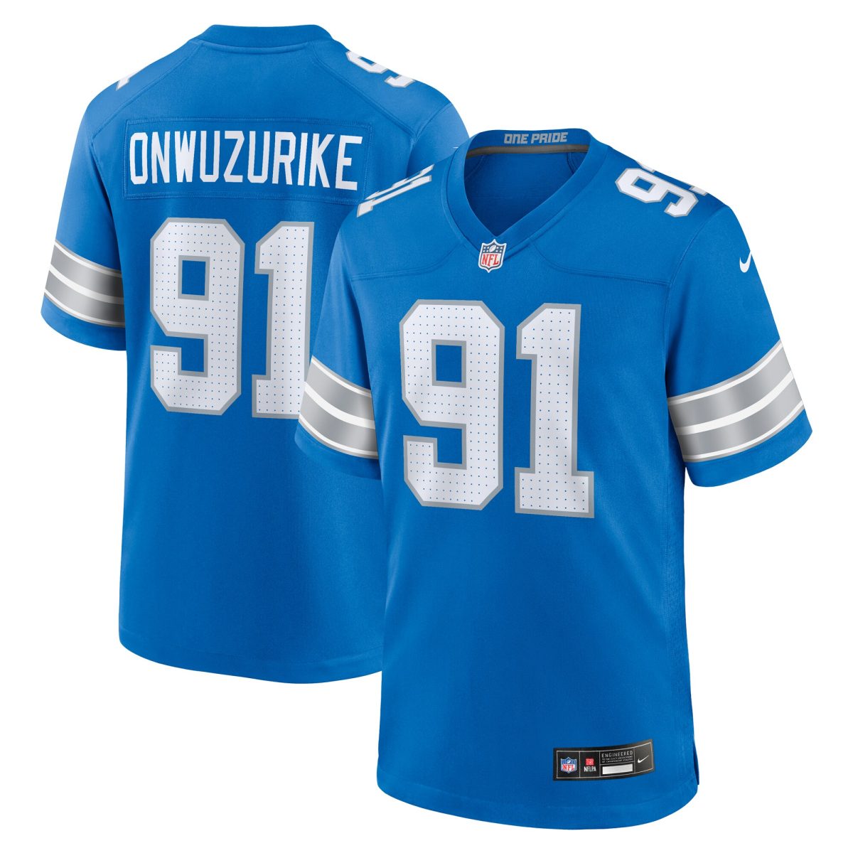 mens nike levi onwuzurike blue detroit lions team game jersey | Lions Shop | Detroit Lions NFL Jerseys & Caps Collection