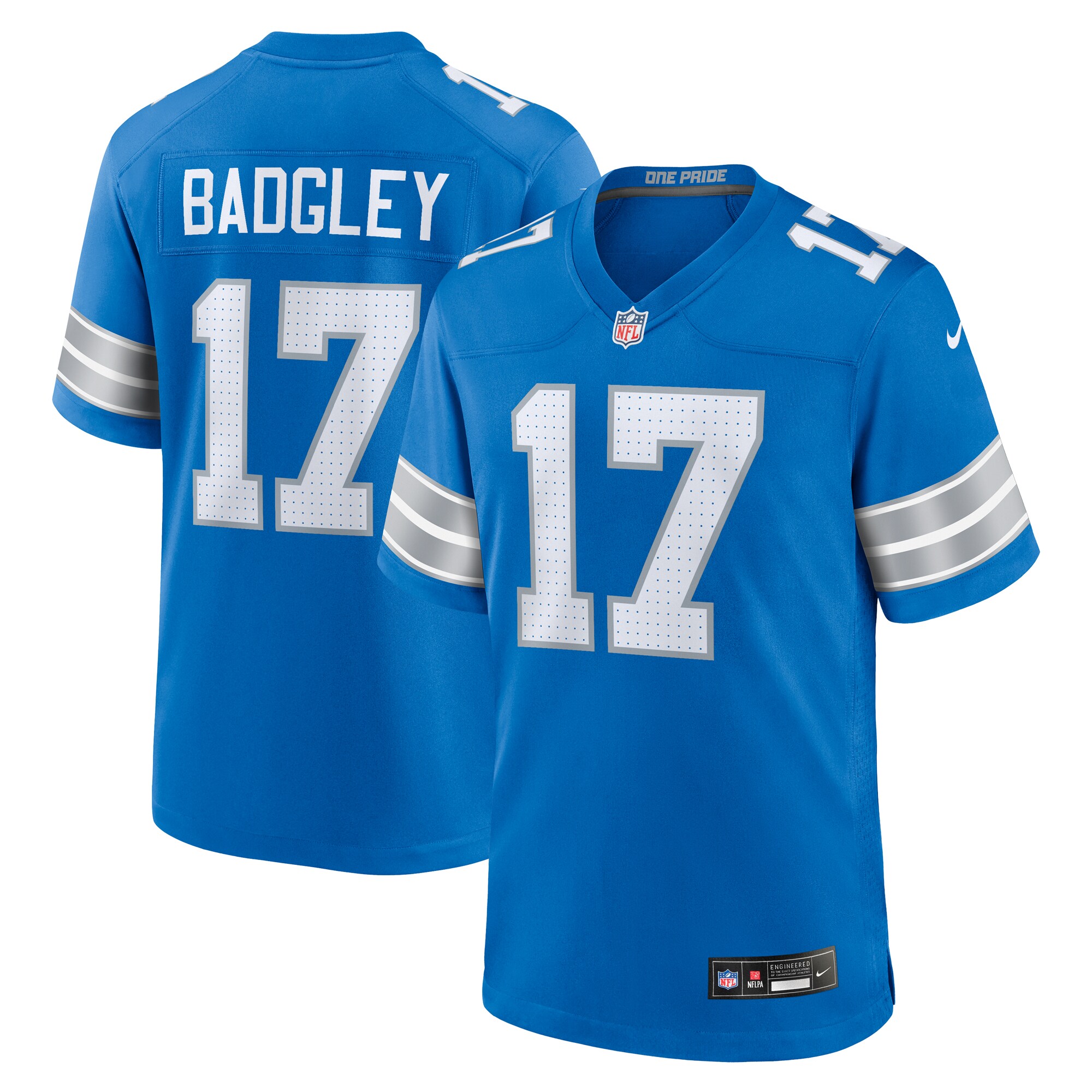 mens nike michael badgley blue detroit lions team game jersey | Lions Shop | Detroit Lions NFL Jerseys & Caps Collection