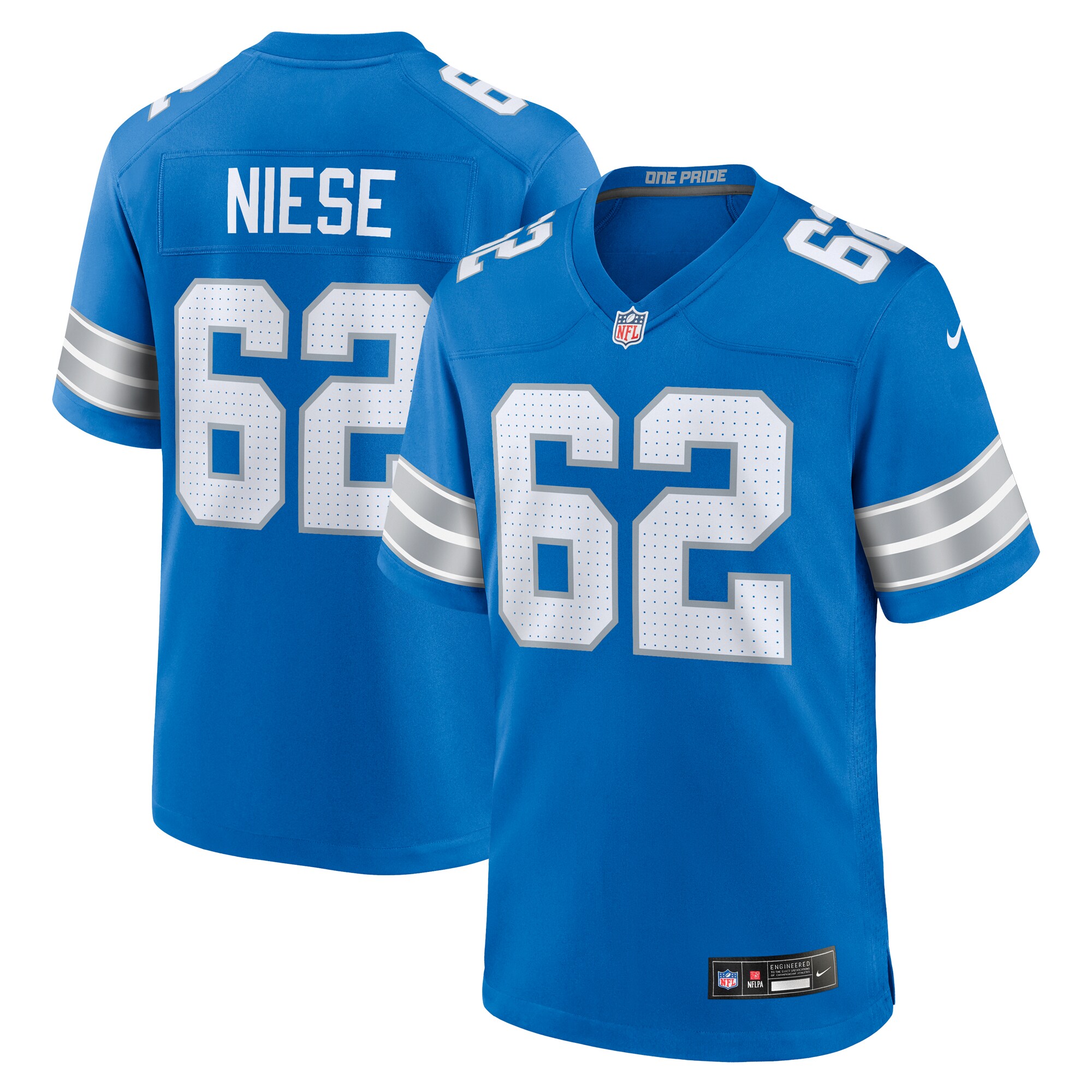 mens nike michael niese blue detroit lions team game jersey | Lions Shop | Detroit Lions NFL Jerseys & Caps Collection