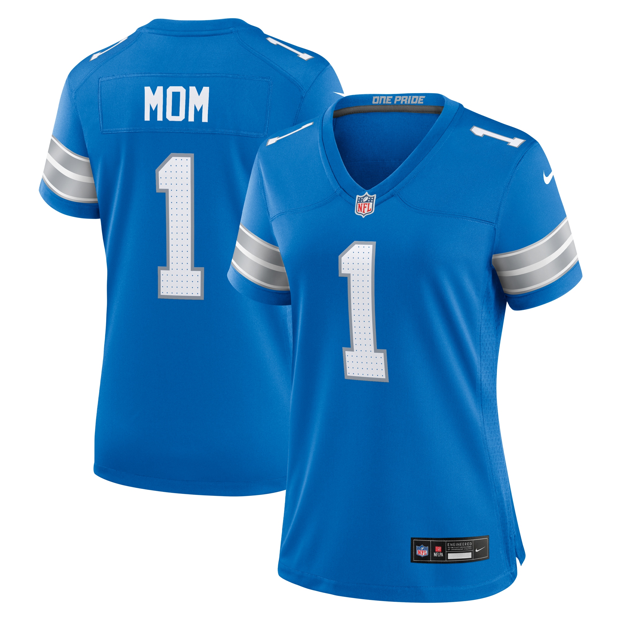 mens nike number 1 mom blue detroit lions game jersey | Lions Shop | Detroit Lions NFL Jerseys & Caps Collection