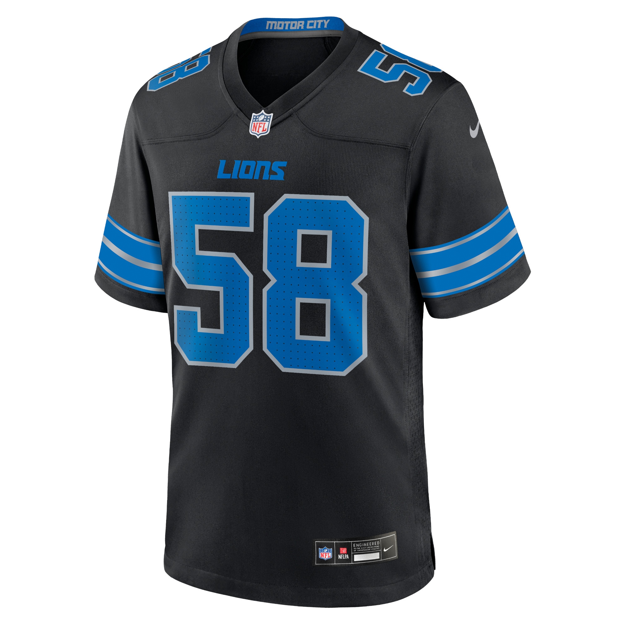 mens nike penei sewell black detroit lions 2nd alternate game jersey | Lions Shop | Detroit Lions NFL Jerseys & Caps Collection