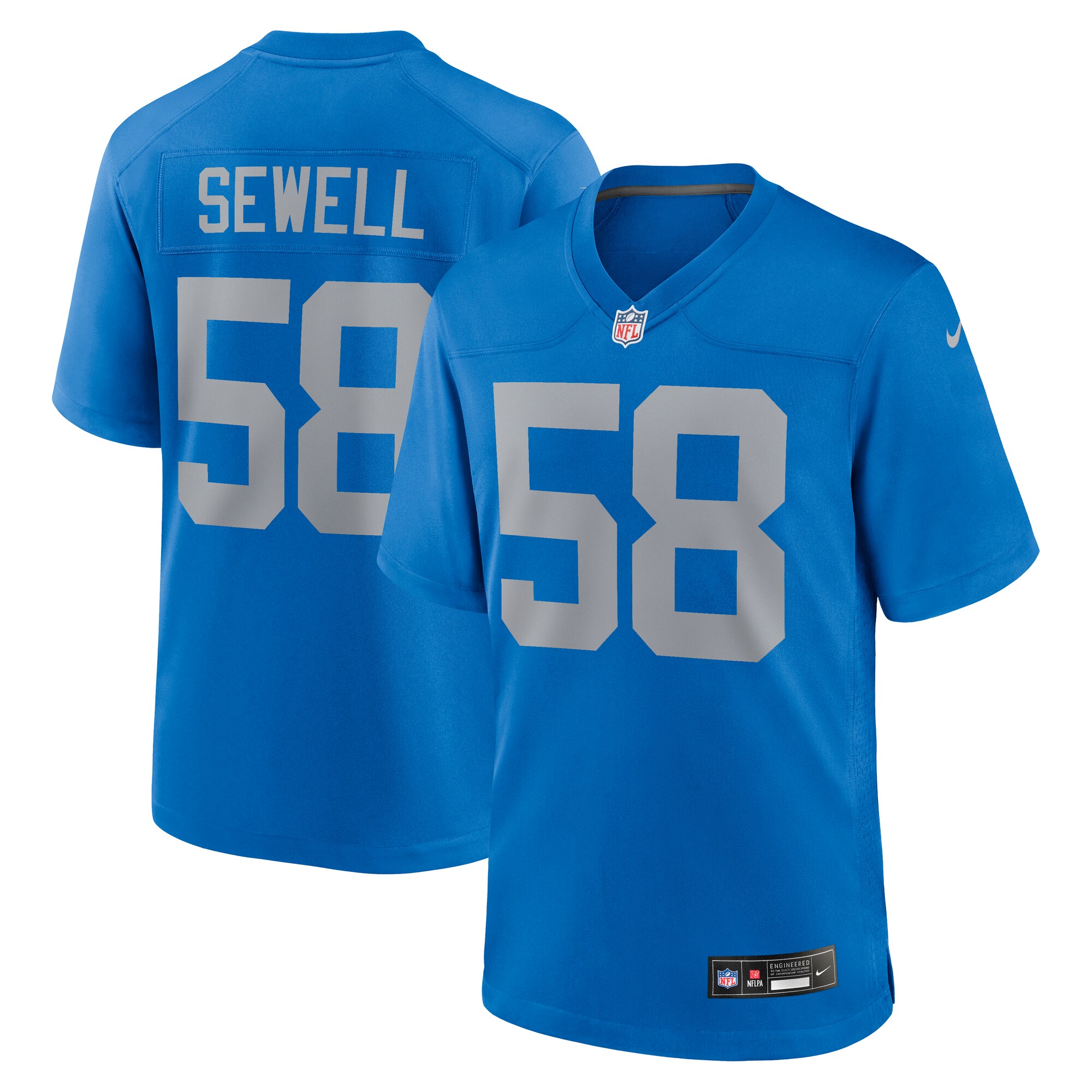 mens nike penei sewell blue detroit lions alternate game jersey | Lions Shop | Detroit Lions NFL Jerseys & Caps Collection