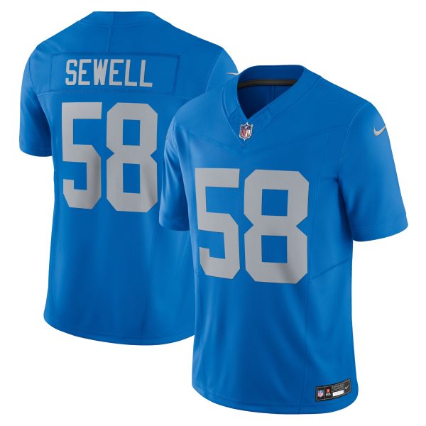 mens nike penei sewell blue detroit lions vapor f.u.s.e. alternate limited jersey | Lions Shop | Detroit Lions NFL Jerseys & Caps Collection