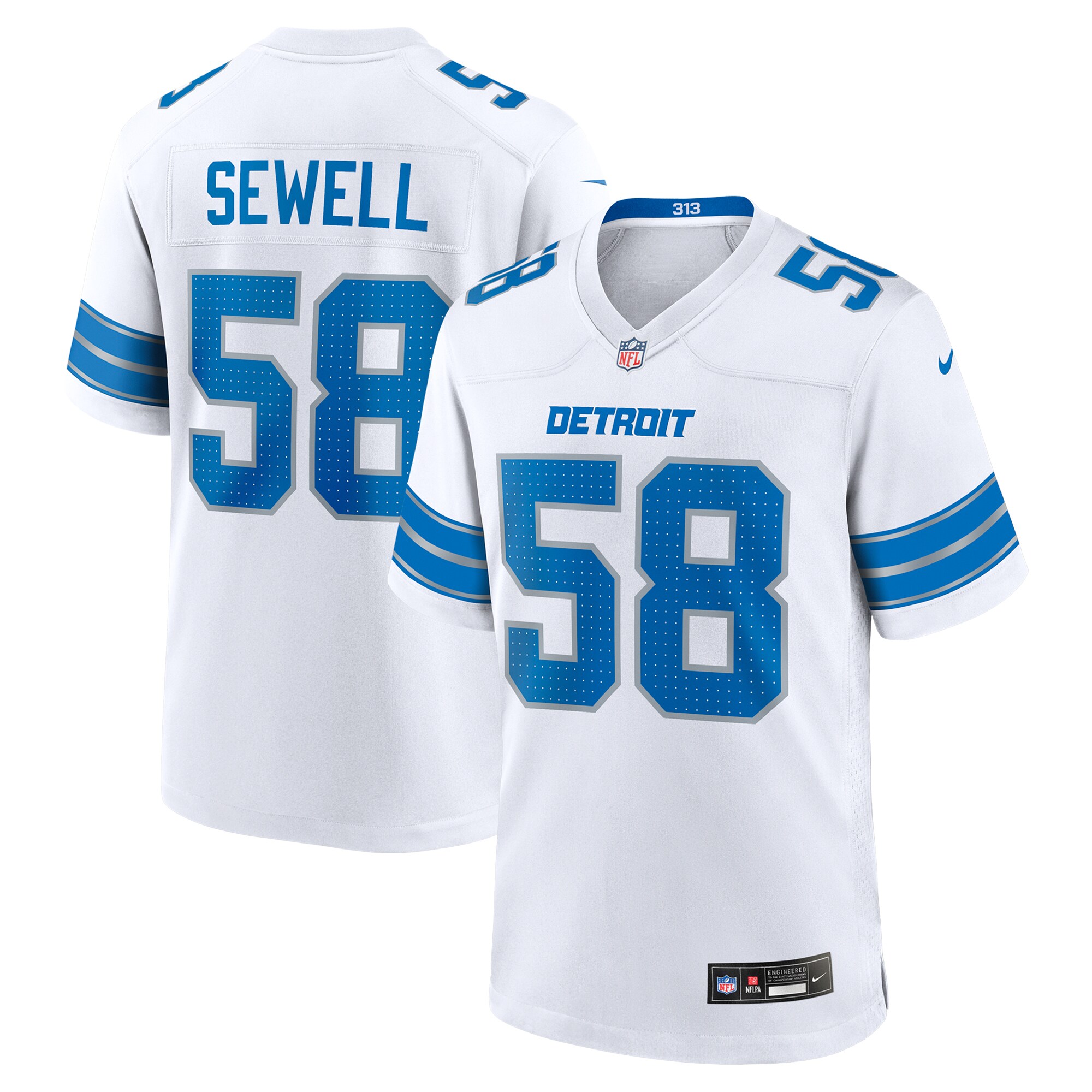 mens nike penei sewell white detroit lions game jersey | Lions Shop | Detroit Lions NFL Jerseys & Caps Collection