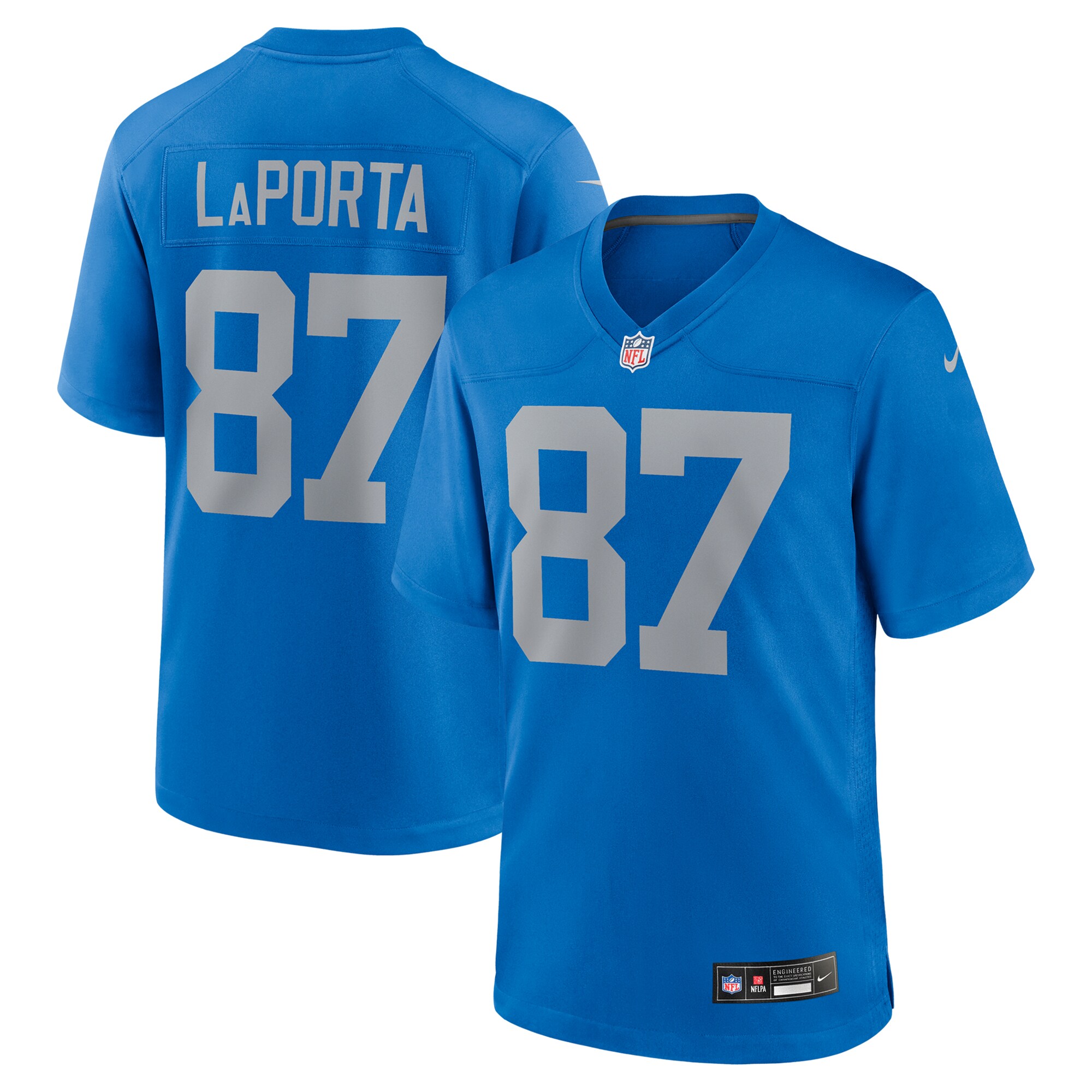 mens nike sam laporta blue detroit lions alternate game jersey | Lions Shop | Detroit Lions NFL Jerseys & Caps Collection