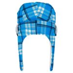 new era blue detroit lions sideline plaid sherpa trapper hat | Lions Shop | Detroit Lions NFL Jerseys & Caps Collection