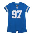 newborn  infant nike aidan hutchinson blue detroit lions game romper jersey | Lions Shop | Detroit Lions NFL Jerseys & Caps Collection