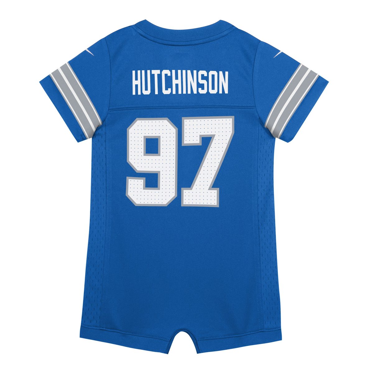 newborn  infant nike aidan hutchinson blue detroit lions game romper jersey | Lions Shop | Detroit Lions NFL Jerseys & Caps Collection