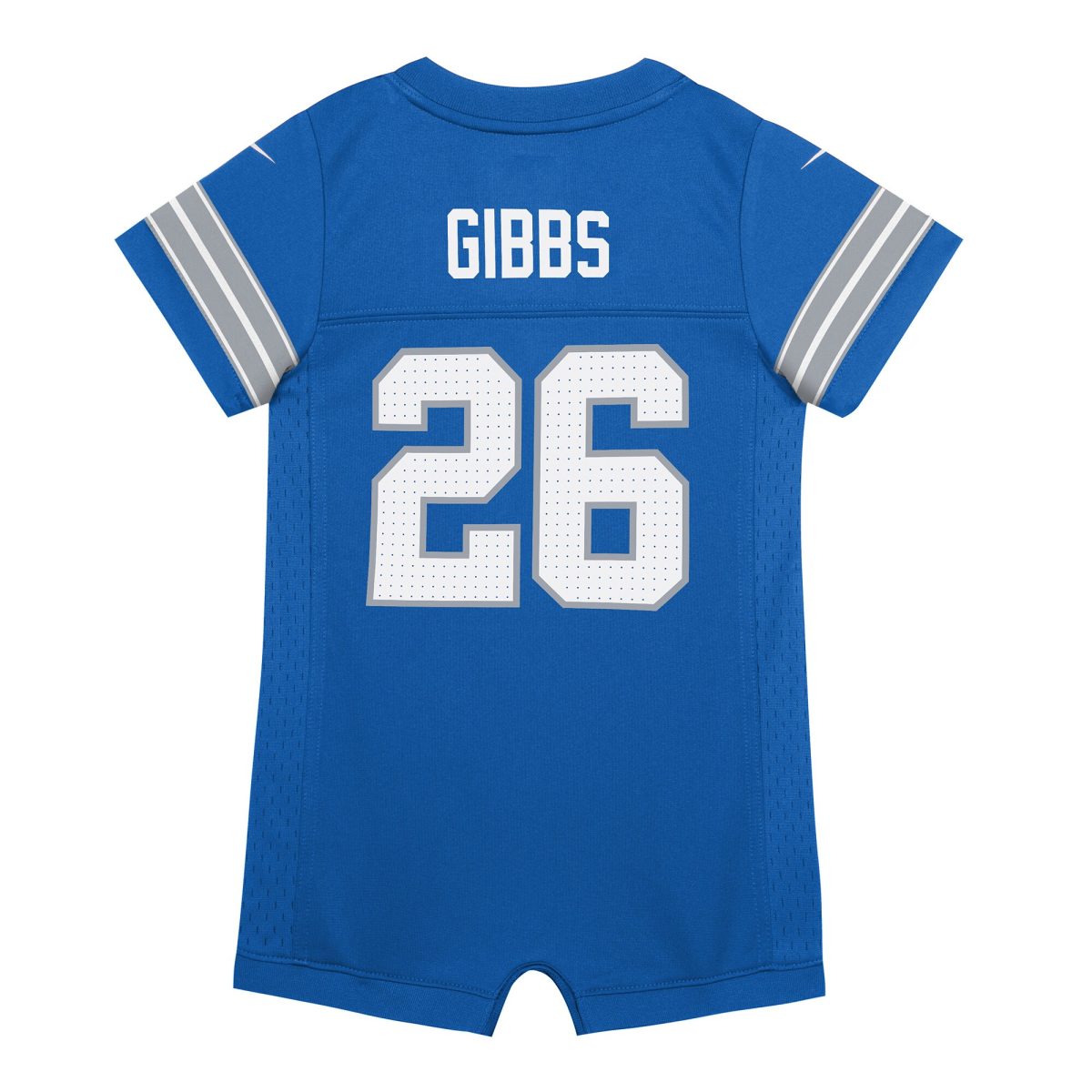newborn  infant nike jahmyr gibbs blue detroit lions game romper jersey | Lions Shop | Detroit Lions NFL Jerseys & Caps Collection