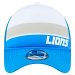 toddler new era blue detroit lions sport night color block 9forty a-frame trucker adjustable hat | Lions Shop | Detroit Lions NFL Jerseys & Caps Collection