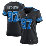 womens nike aidan hutchinson black detroit lions 2nd alternate game jersey | Lions Shop | Detroit Lions NFL Jerseys & Caps Collection