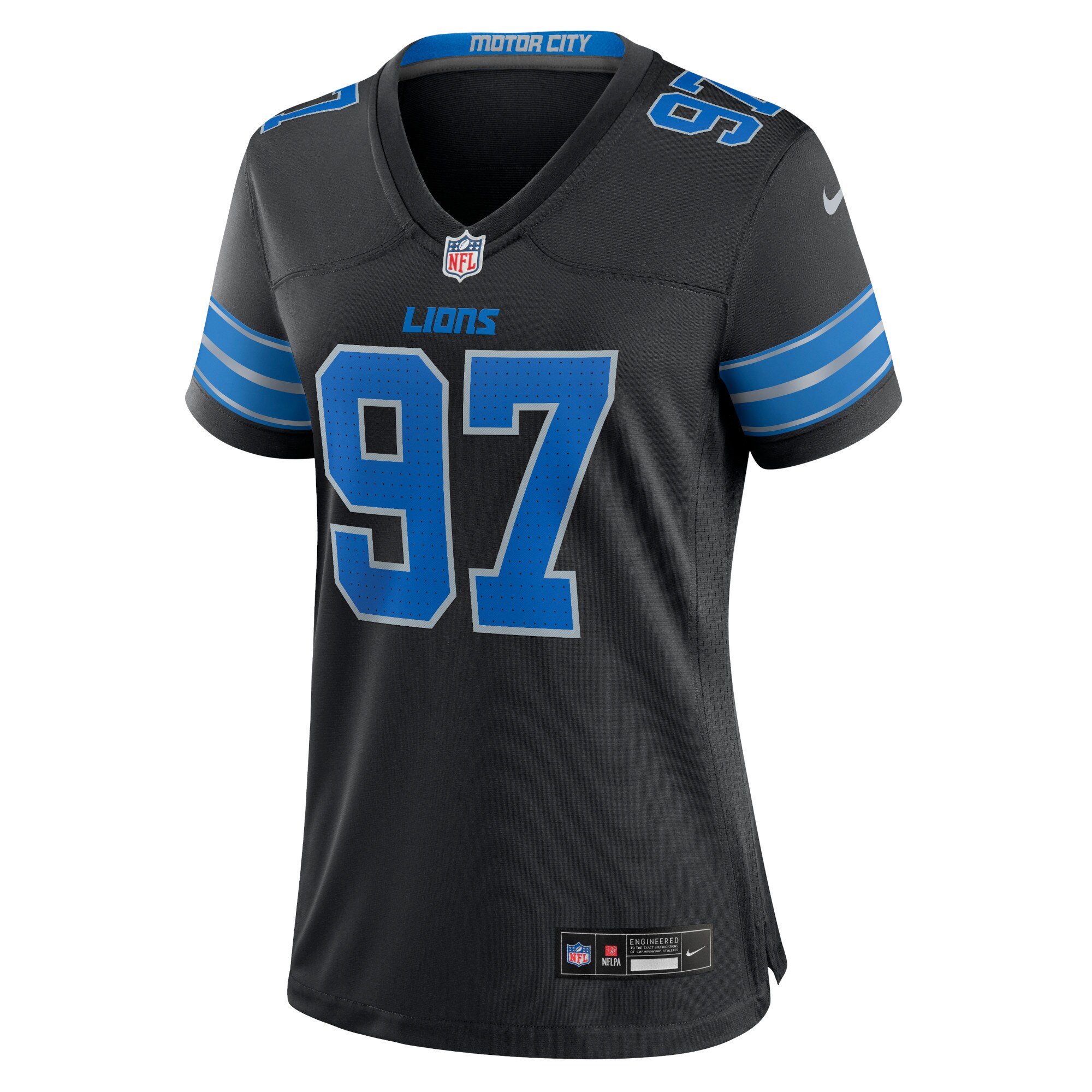 womens nike aidan hutchinson black detroit lions 2nd alternate game jersey | Lions Shop | Detroit Lions NFL Jerseys & Caps Collection