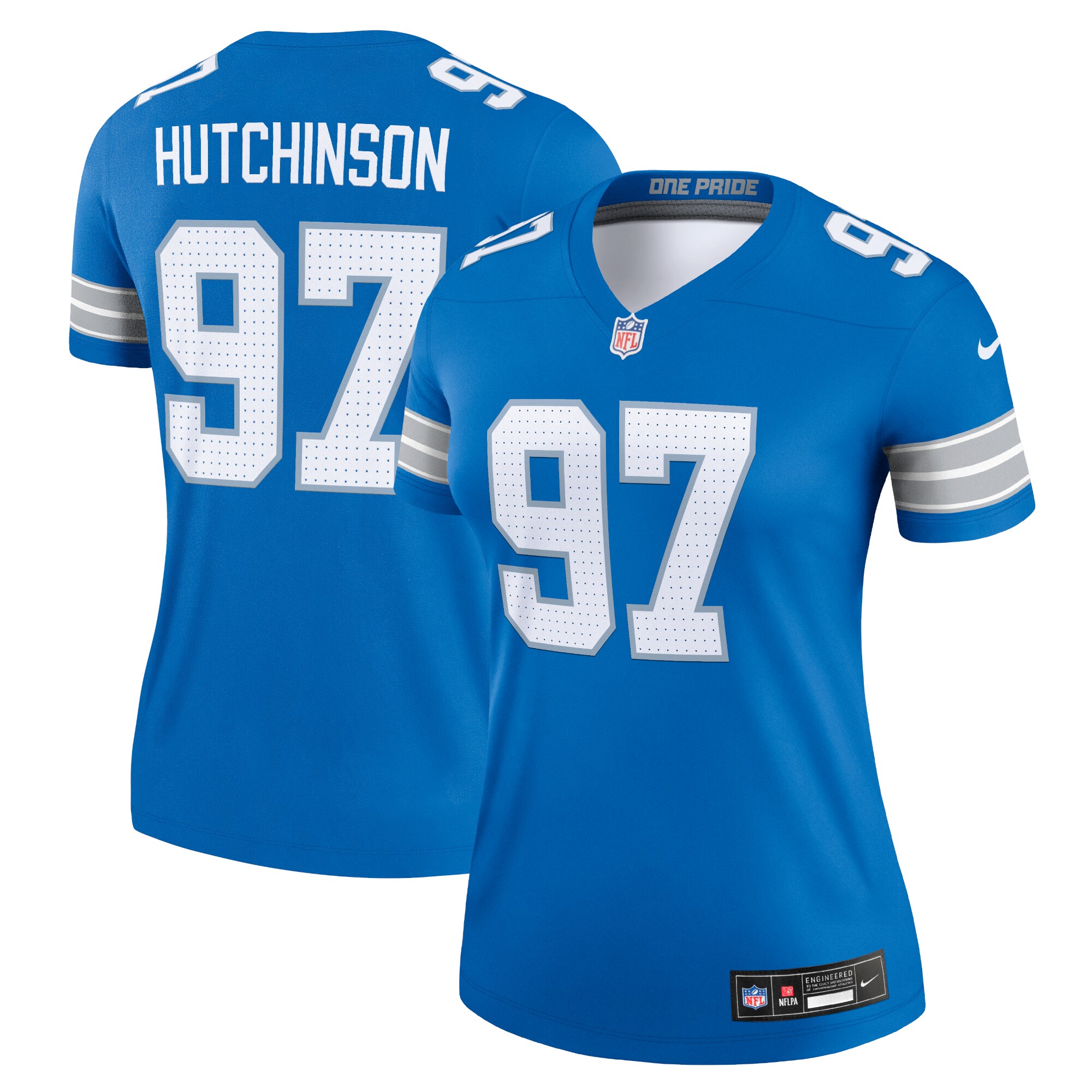 womens nike aidan hutchinson blue detroit lions legend player performance top | Lions Shop | Detroit Lions NFL Jerseys & Caps Collection