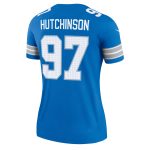 womens nike aidan hutchinson blue detroit lions legend player performance top | Lions Shop | Detroit Lions NFL Jerseys & Caps Collection