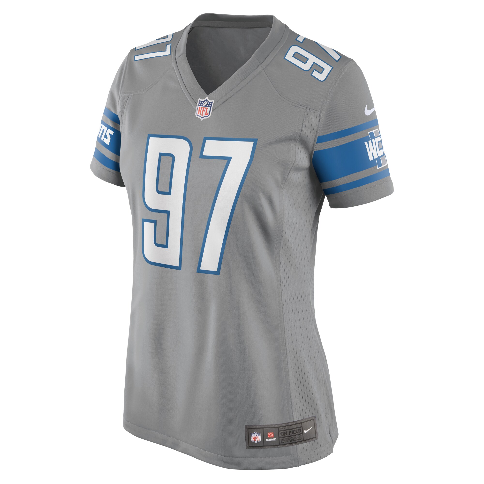 womens nike aidan hutchinson silver detroit lions game jersey | Lions Shop | Detroit Lions NFL Jerseys & Caps Collection