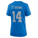 womens nike amon-ra st. brown blue detroit lions alternate game jersey | Lions Shop | Detroit Lions NFL Jerseys & Caps Collection