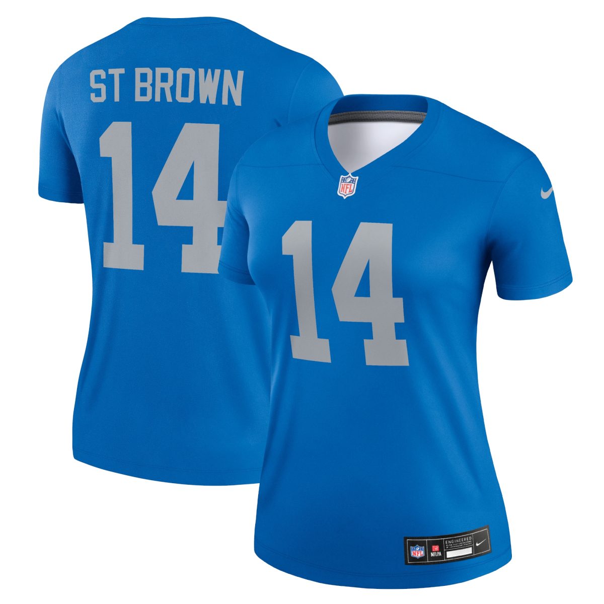 womens nike amon-ra st. brown blue detroit lions alternate legend player performance top | Lions Shop | Detroit Lions NFL Jerseys & Caps Collection