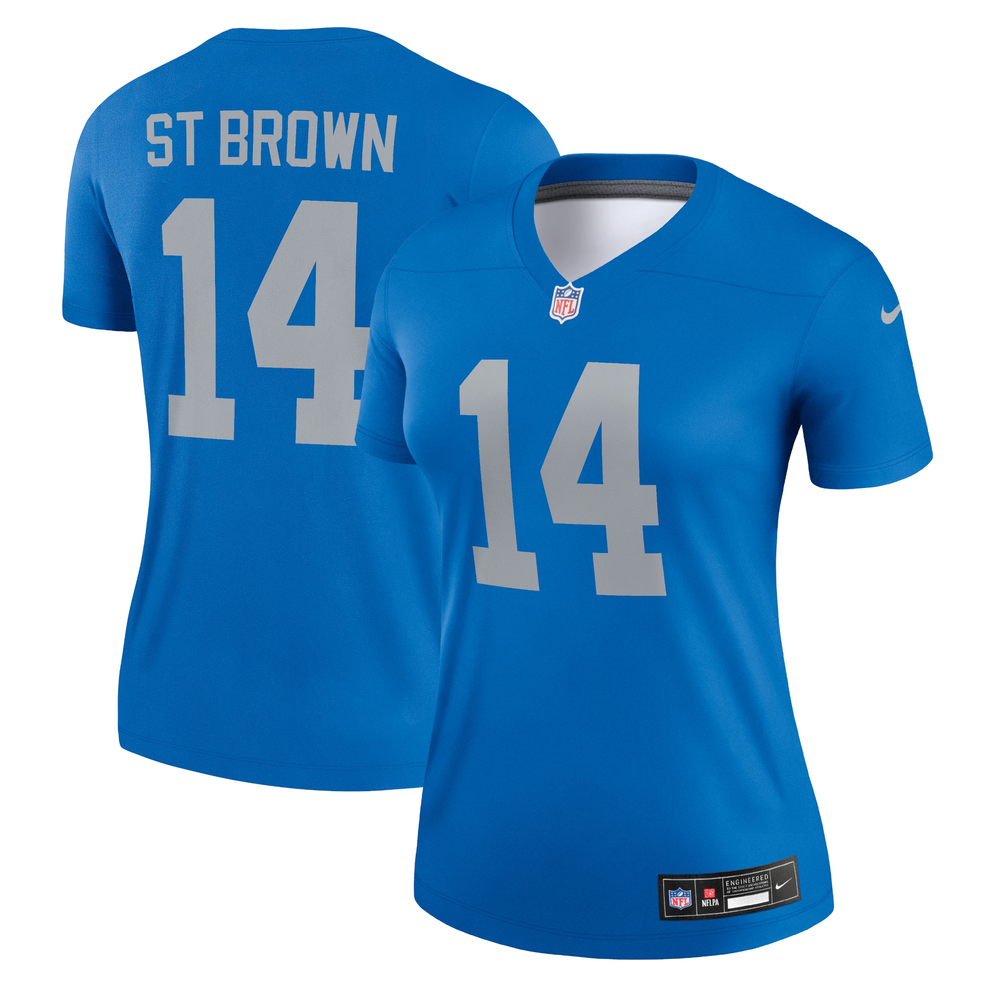 womens nike amon-ra st. brown blue detroit lions alternate legend player performance top | Lions Shop | Detroit Lions NFL Jerseys & Caps Collection